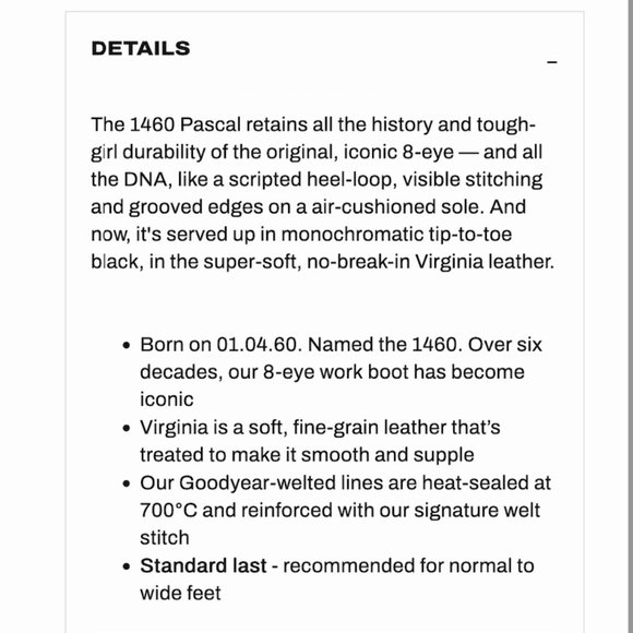 Dr. Martens Black Combat Boots - Picture 6 of 10